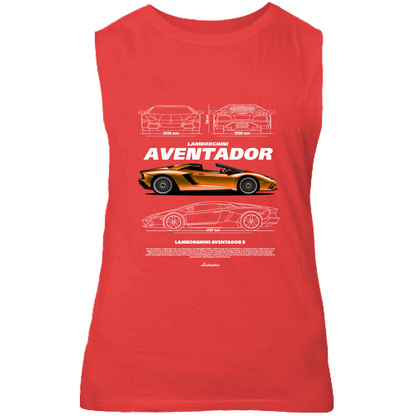 Canotta Unisex lambo aventador1