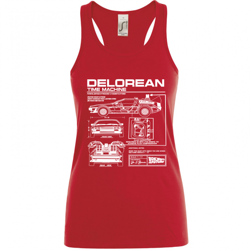 Canotta Donna delorean1