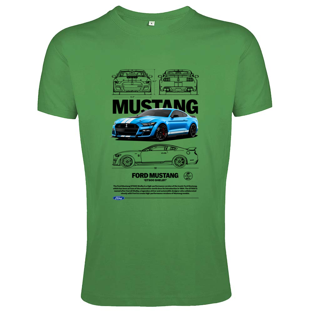 T-Shirt Men Fit mustang gt black