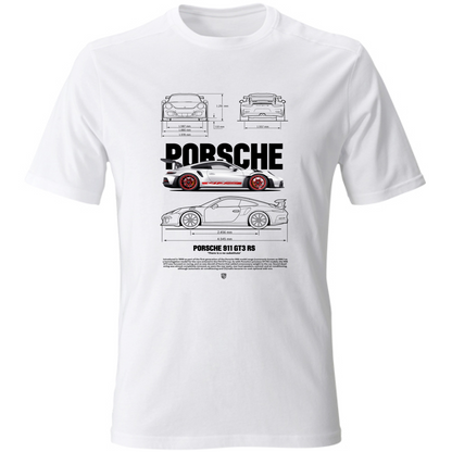 T-Shirt Unisex porsche gt black1