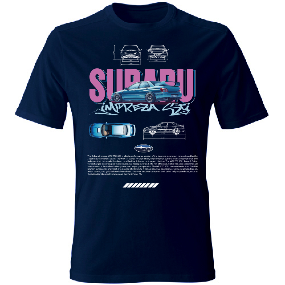 T-Shirt Unisex subaru impreza sti
