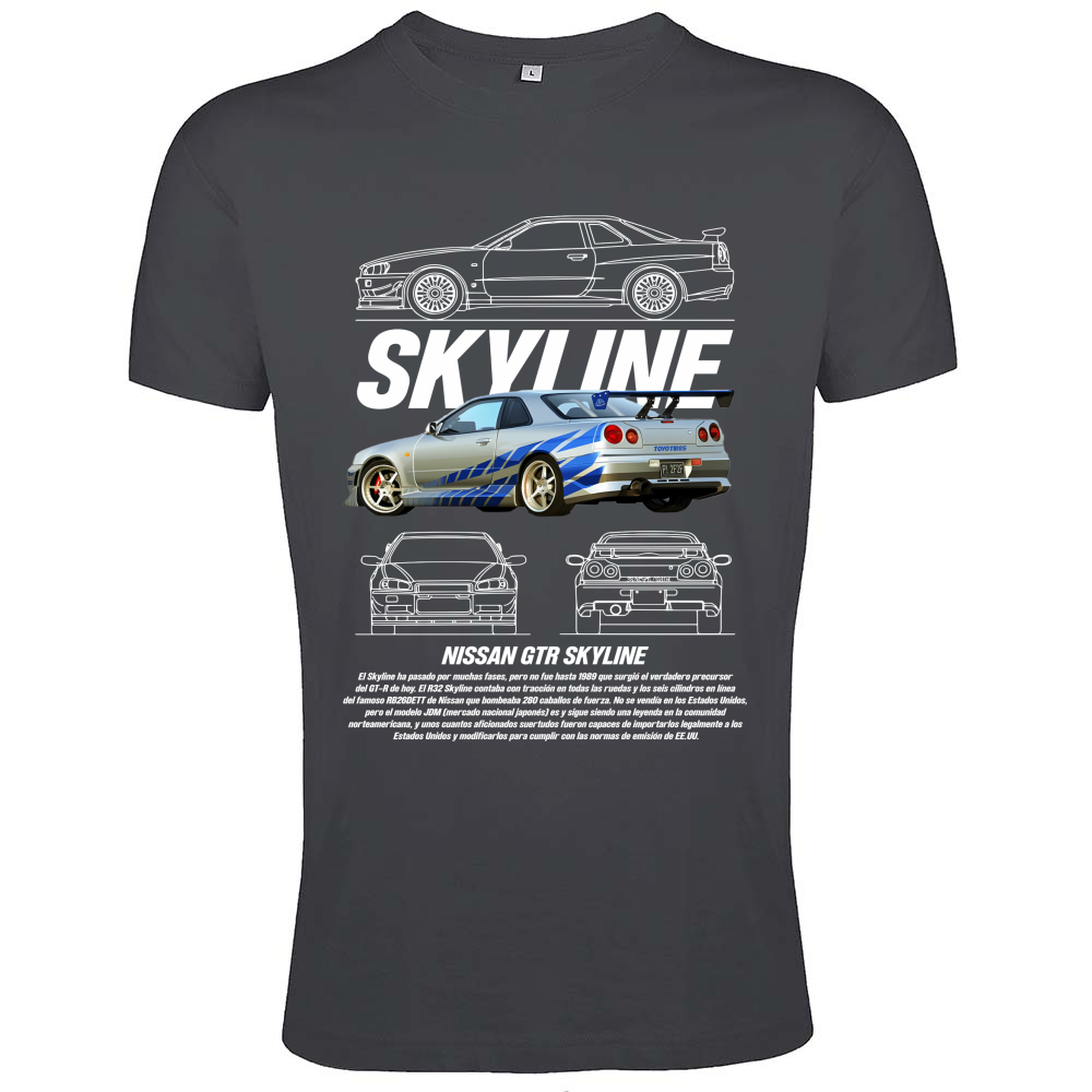 T-Shirt Men Fit skyline gtr