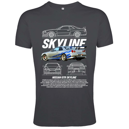 T-Shirt Men Fit skyline gtr