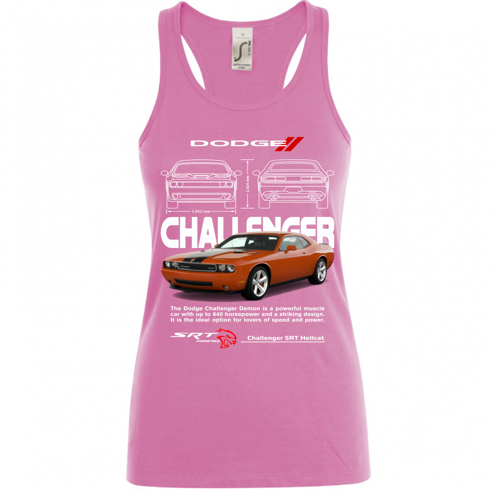 Canotta Donna challenger orange