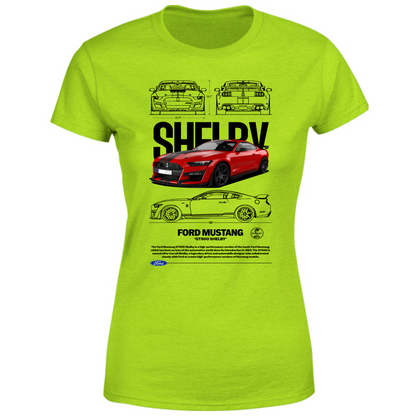 T-Shirt Donna mustang shelby