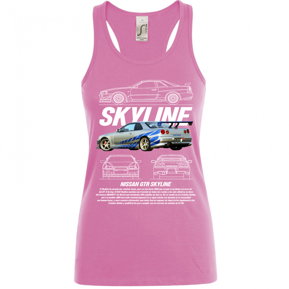 Canotta Donna skyline gtr