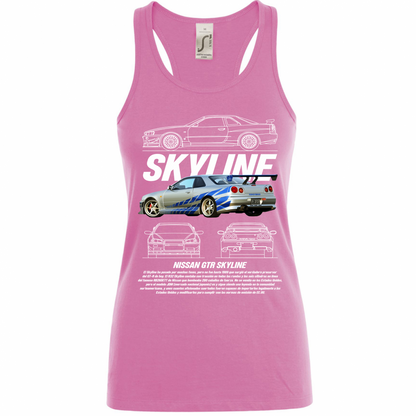 Canotta Donna skyline gtr