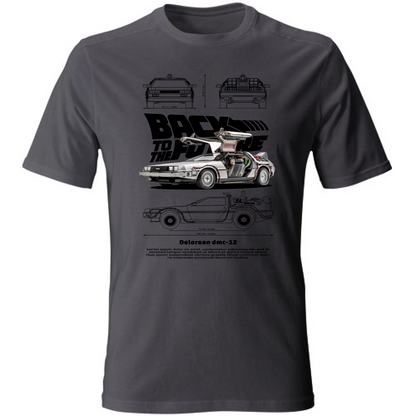 T-Shirt Unisex delorean black
