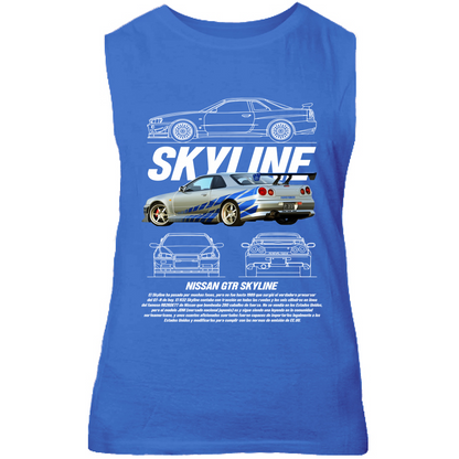 Canotta Unisex skyline gtr