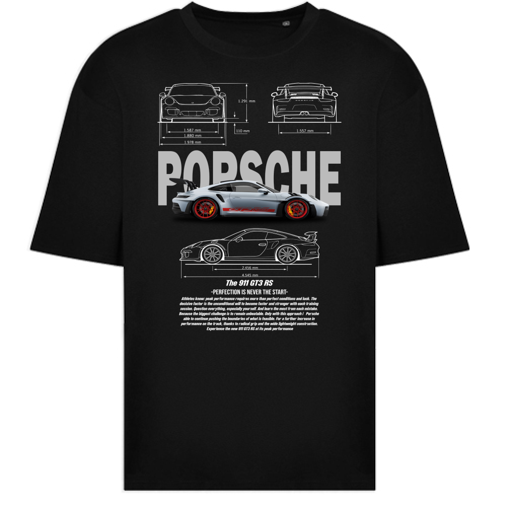 T-Shirt Oversize porsche gt3-2