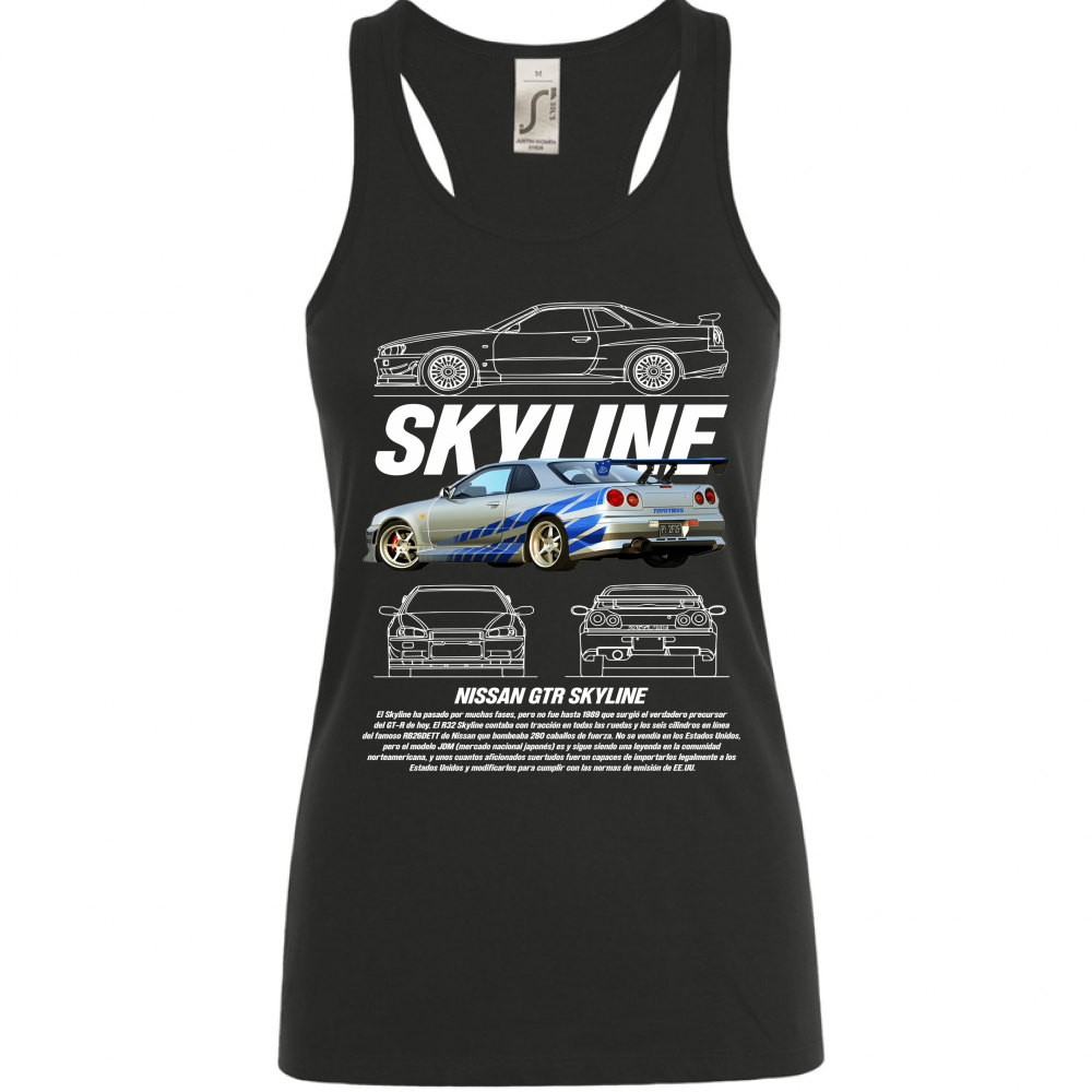 Canotta Donna skyline gtr