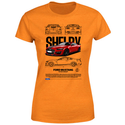 T-Shirt Donna mustang shelby