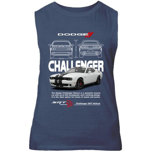 Canotta Unisex challenger white