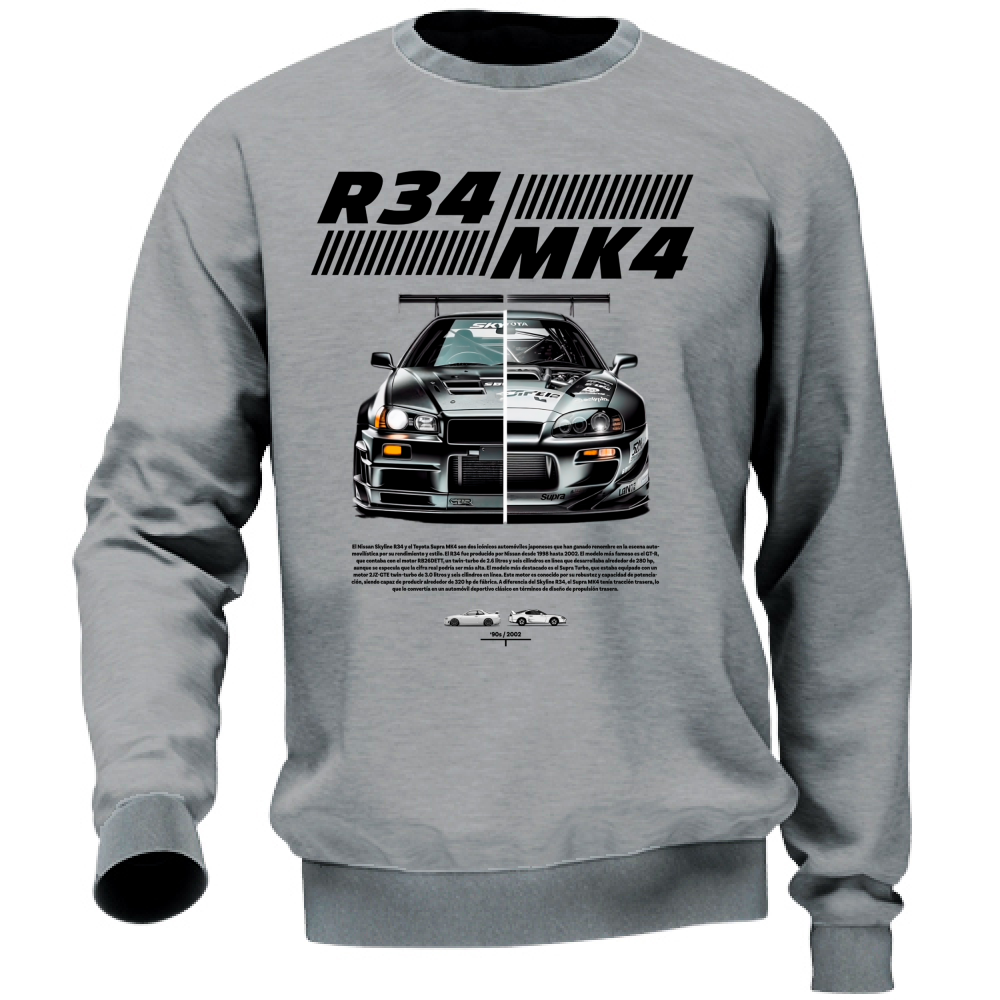 Felpa Unisex r34-mk4 Supra