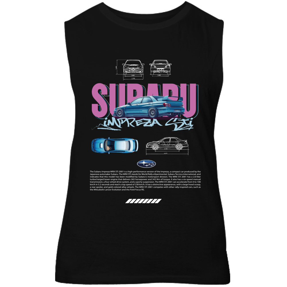 Canotta Unisex subaru impreza sti