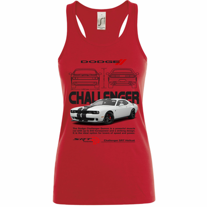 Canotta Donna challenger black