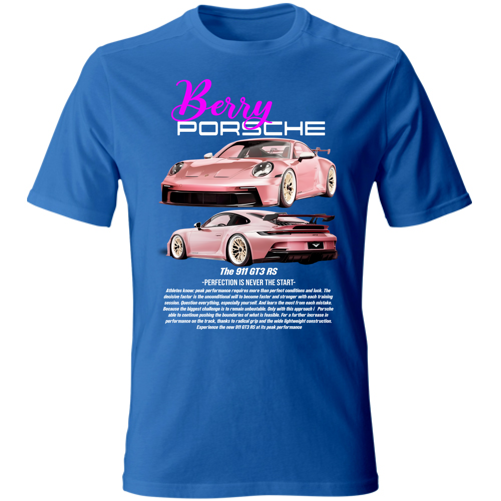 T-Shirt Unisex porsche berry
