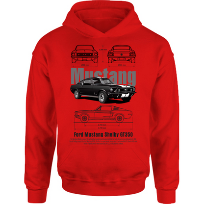 Felpa Bambino con Cappuccio mustang 1