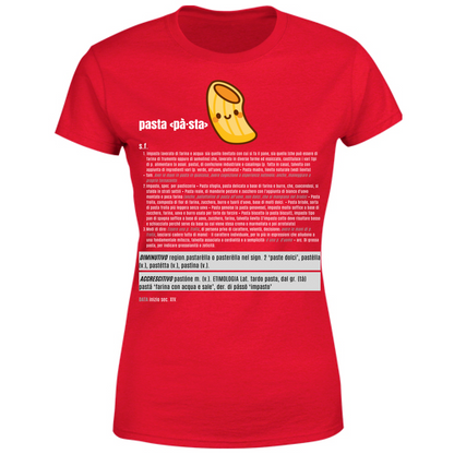 T-Shirt Donna pasta white