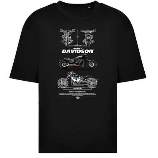 T-Shirt Oversize harley davidson 1