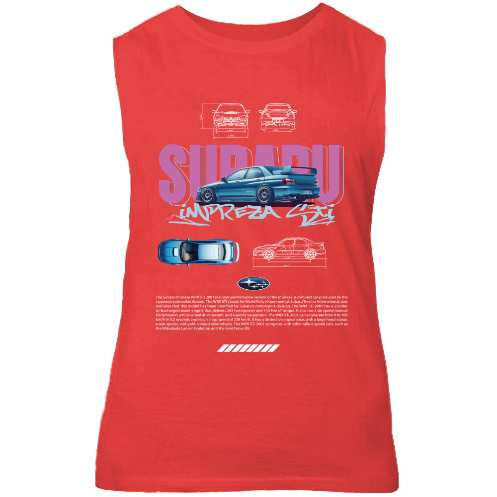 Canotta Unisex subaru impreza sti