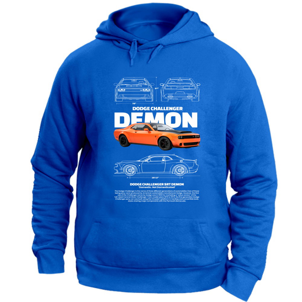 Felpa con Cappuccio Unisex Large dodge3
