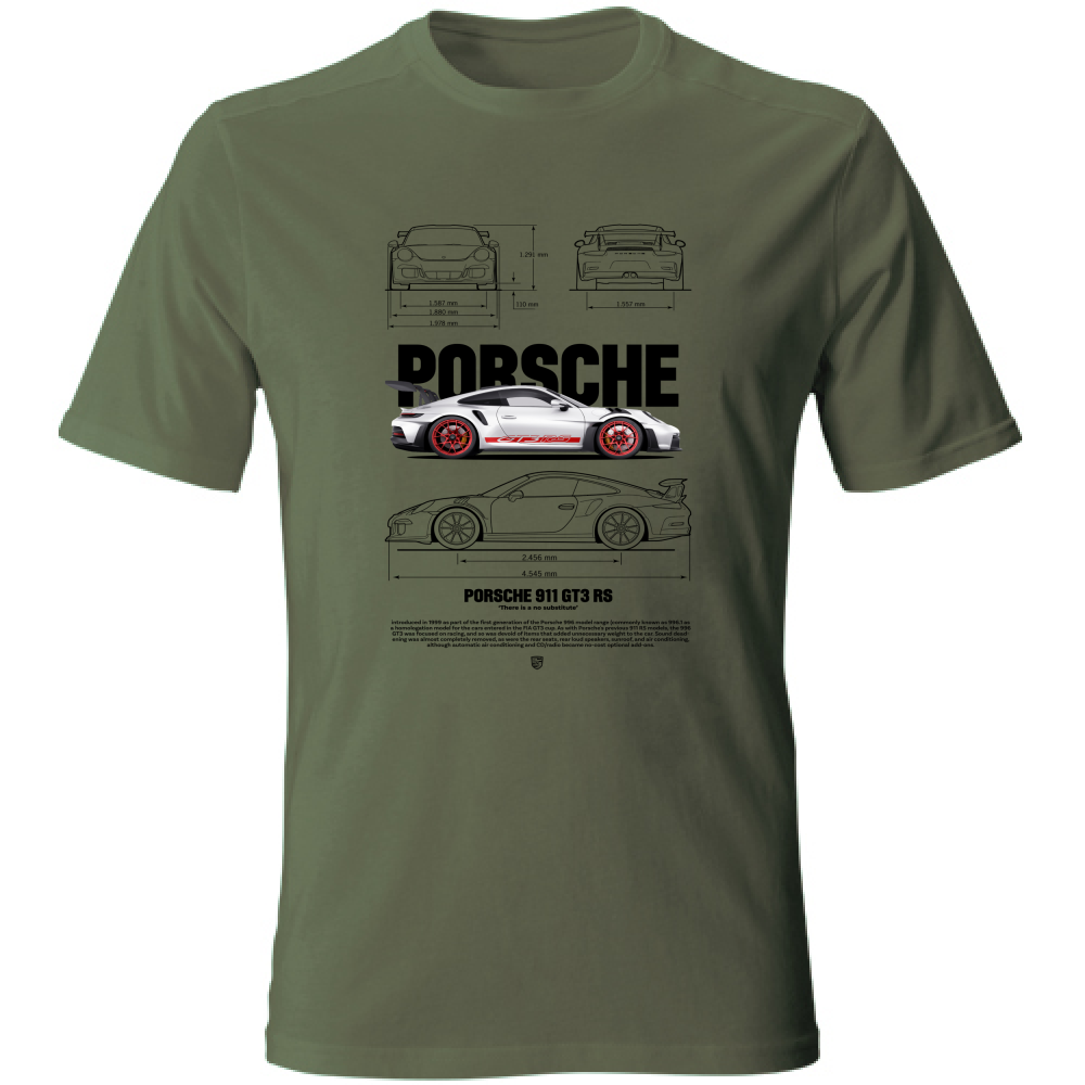 T-Shirt Unisex porsche gt black1