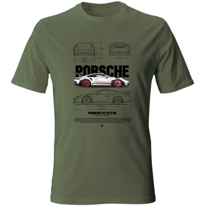 T-Shirt Unisex porsche gt black1