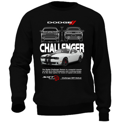 Felpa Unisex challenger white