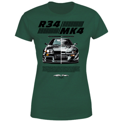 T-Shirt Donna r34-mk4 Supra
