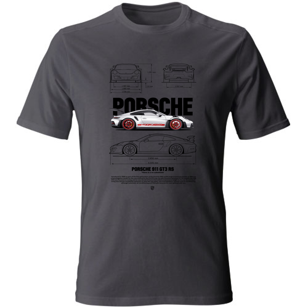 T-Shirt Unisex porsche gt black1