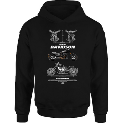 Felpa Bambino con Cappuccio harley davidson 1
