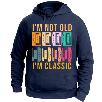 Felpa Unisex con Cappuccio not old 2