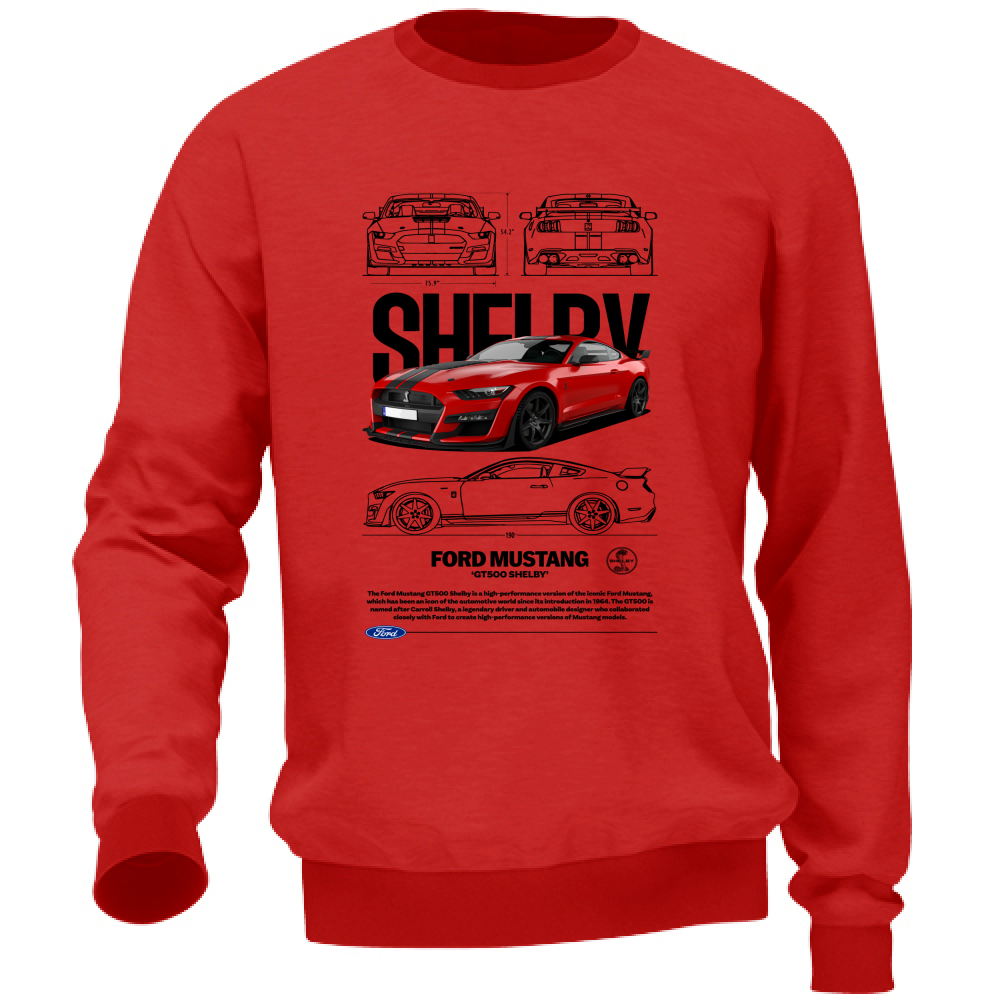 Felpa Unisex mustang shelby