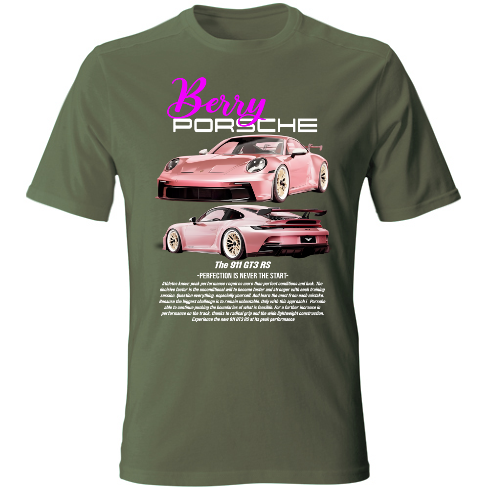 T-Shirt Unisex porsche berry