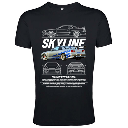 T-Shirt Men Fit skyline gtr