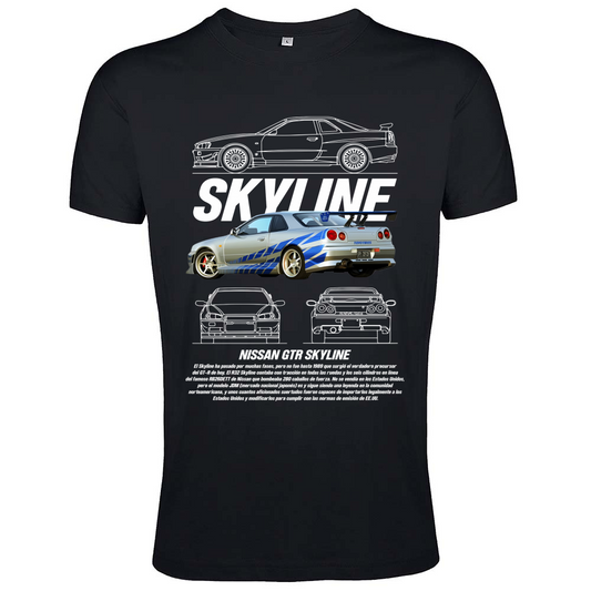 T-Shirt Men Fit skyline gtr