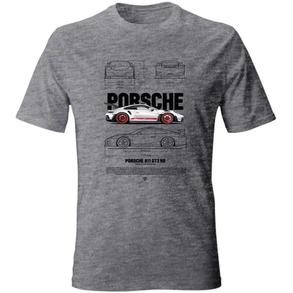 T-Shirt Unisex porsche gt black1