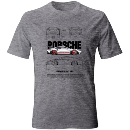 T-Shirt Unisex porsche gt black1