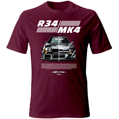 T-Shirt Unisex r34-mk4 Supra white