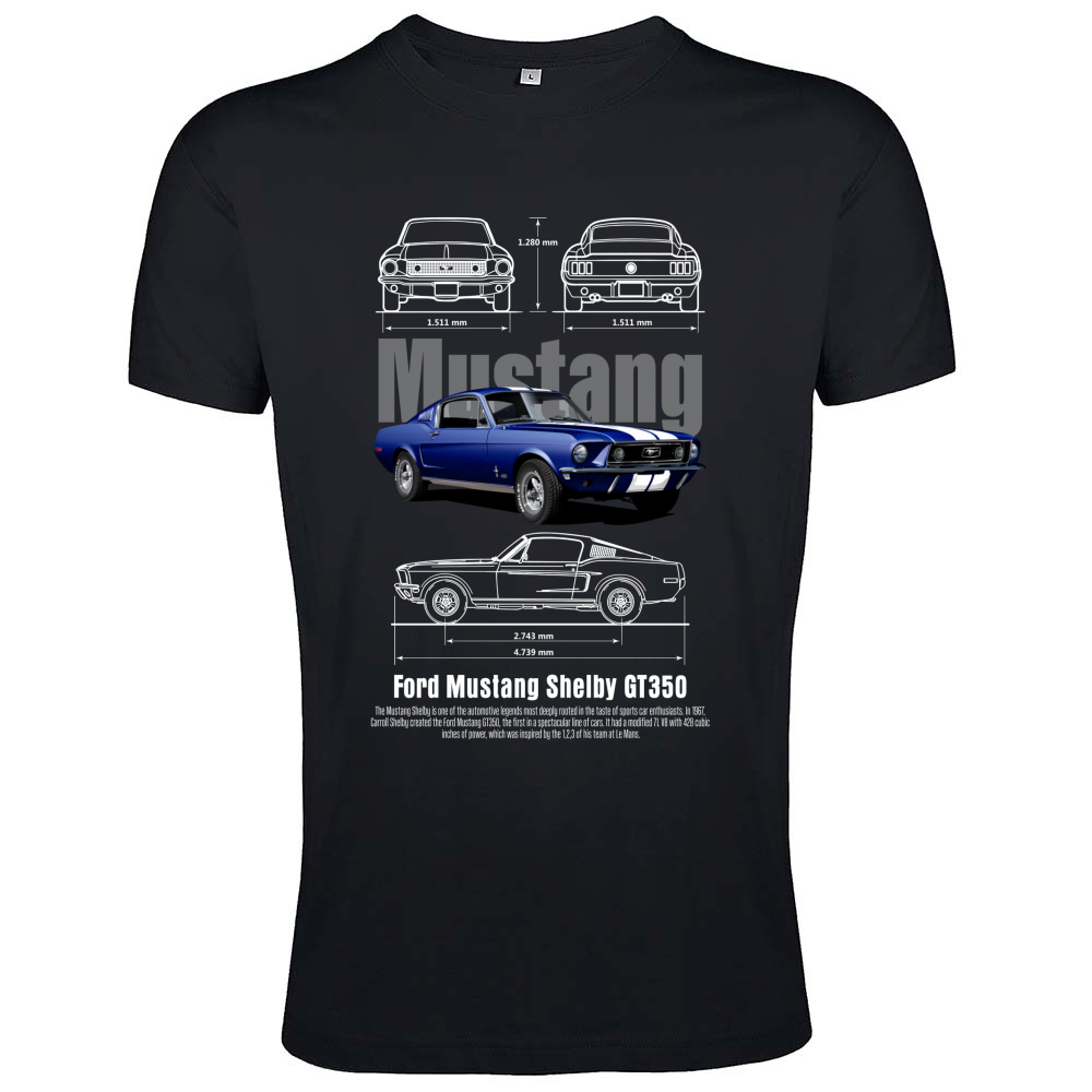 T-Shirt Men Fit mustang 2