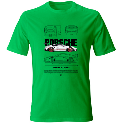 T-Shirt Unisex porsche gt black1