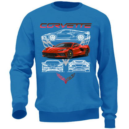 Felpa Unisex corvette