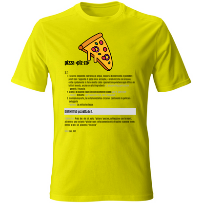 T-Shirt Unisex pizza black