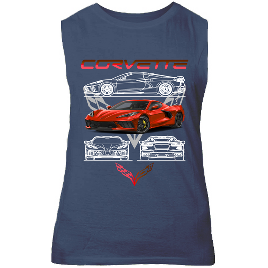 Canotta Unisex corvette