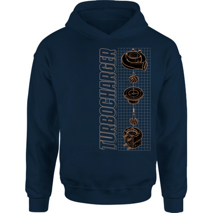 Felpa Bambino con Cappuccio turbo charger