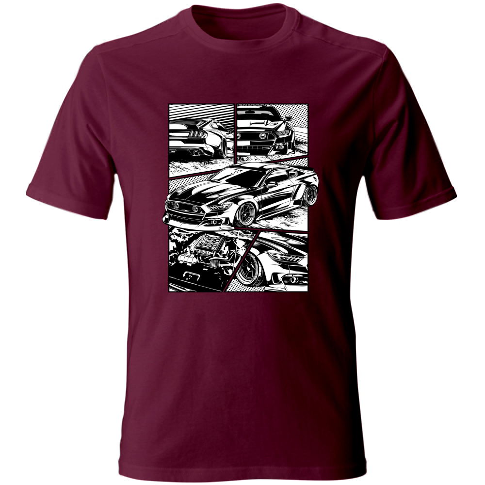 T-Shirt Unisex mustang des