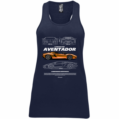 Canotta Donna lambo aventador1