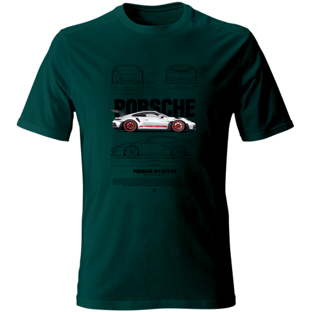 T-Shirt Unisex porsche gt black1