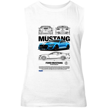 Canotta Unisex mustang gt black